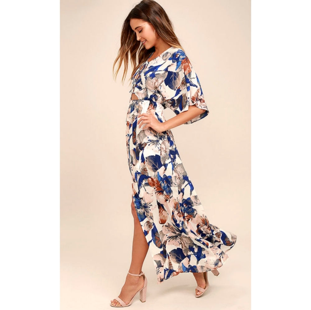 Lulu's Flowy Maxi Dress